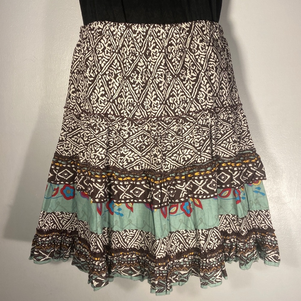Mix Nouveau petites tribal print skirt, size PL